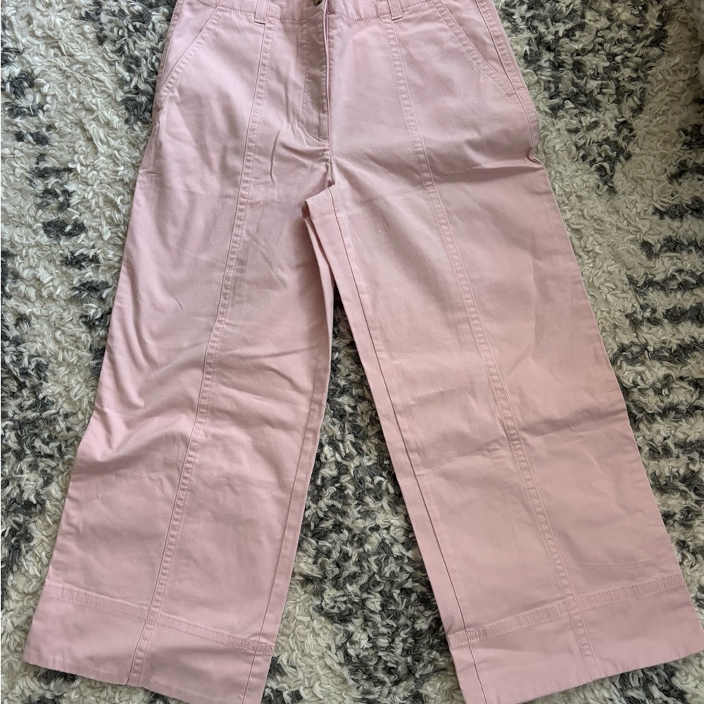 Ann Taylor Weekend collection wide leg ankle pant- size 6P new - Picture 3 of 5